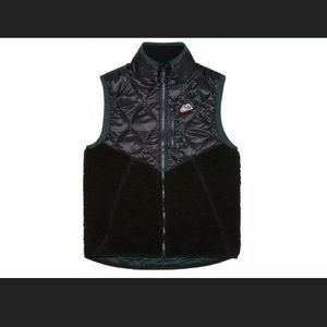 New Nike Winter Insulated Vest Sherpa Fleece Warm